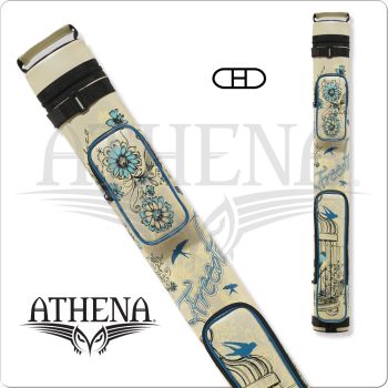 Athena ATHC10 2x2 Hard Embroidered Cue Case