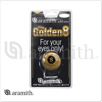 Aramith BBGOLD8 Golden 8 Ball in Blister Pack