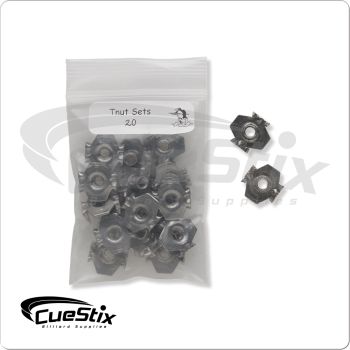 T-Nuts TPVTN 1/4" Bag of 20
